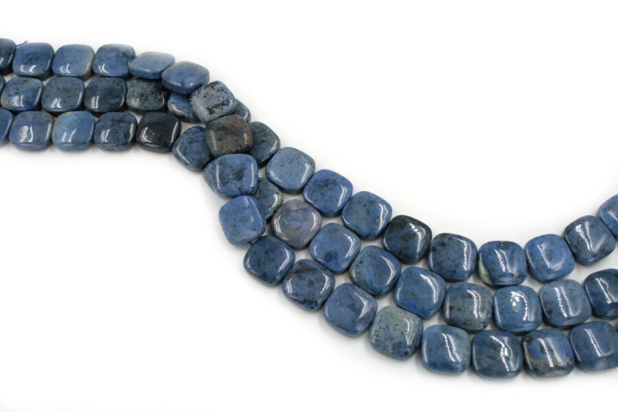 dumortierite fili quadrati 18mm