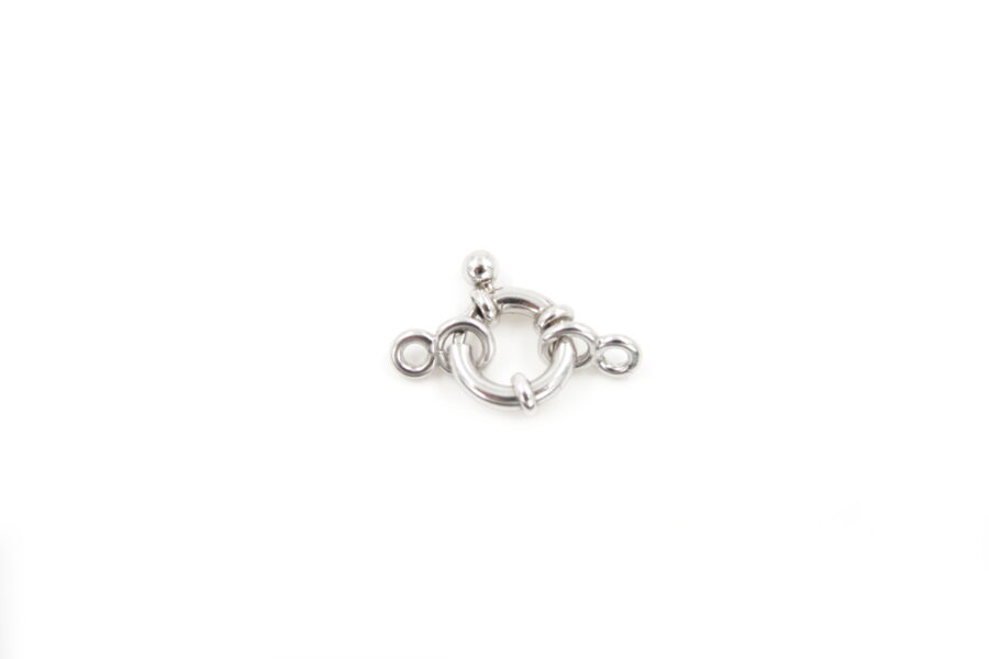 Argento chiusura 10mm con ottini RH +/-1.10Gr
