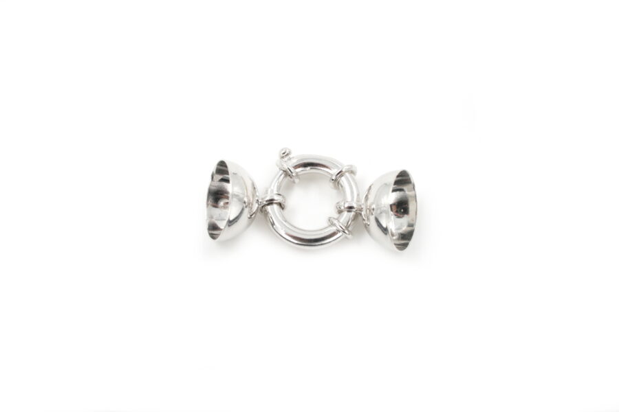 Argento chiusura 20mm coppiglia 16mm +/-8Gr
