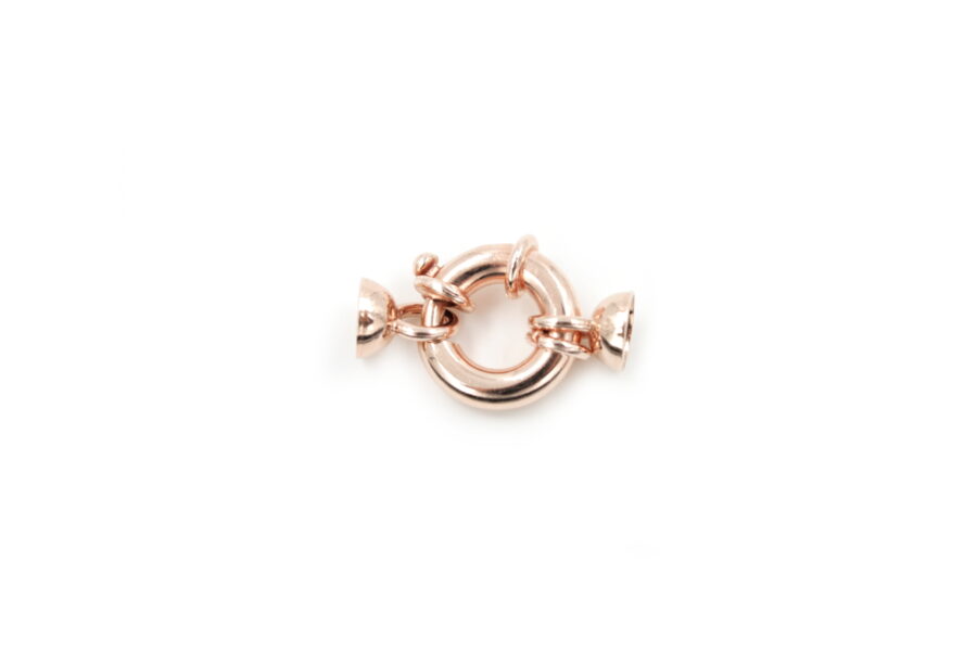 Argento chiusura 16mm coppiglia 8mm Rosa +/-4.5Gr.