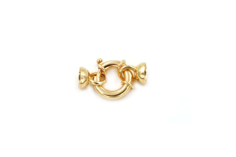 Argento chiusura 14mm coppiglia 8mm Dorata NR