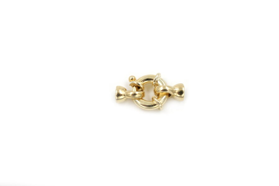 Argento chiusura 12mm coppiglia 6mm - Dorato - immagine 2
