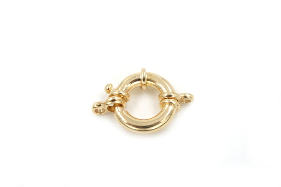 Argento chiusura 18mm con ottini Dorata +/-4.4Gr.