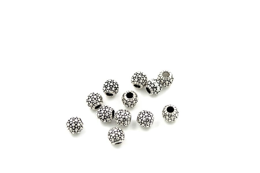 Argento distanziatori sfere 8mm