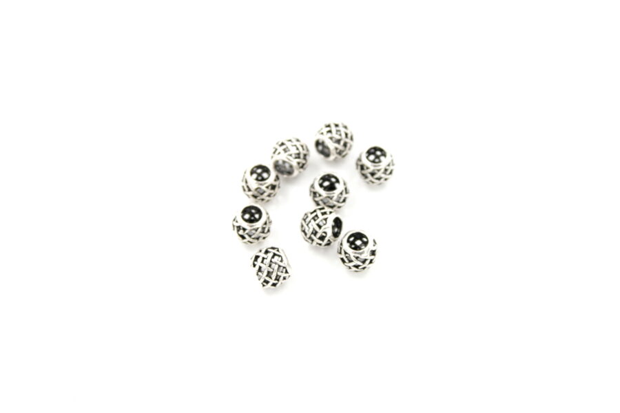 Argento distanziatori sfere 8mm