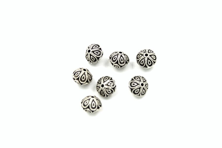 Argento distanziatori rondelle 10x8mm
