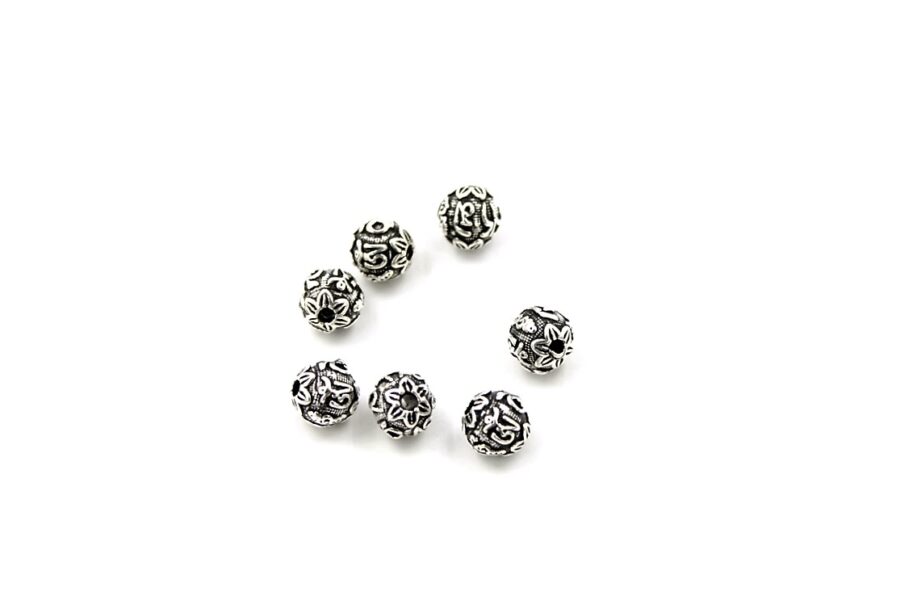 Argento distanziatori sfere 8mm
