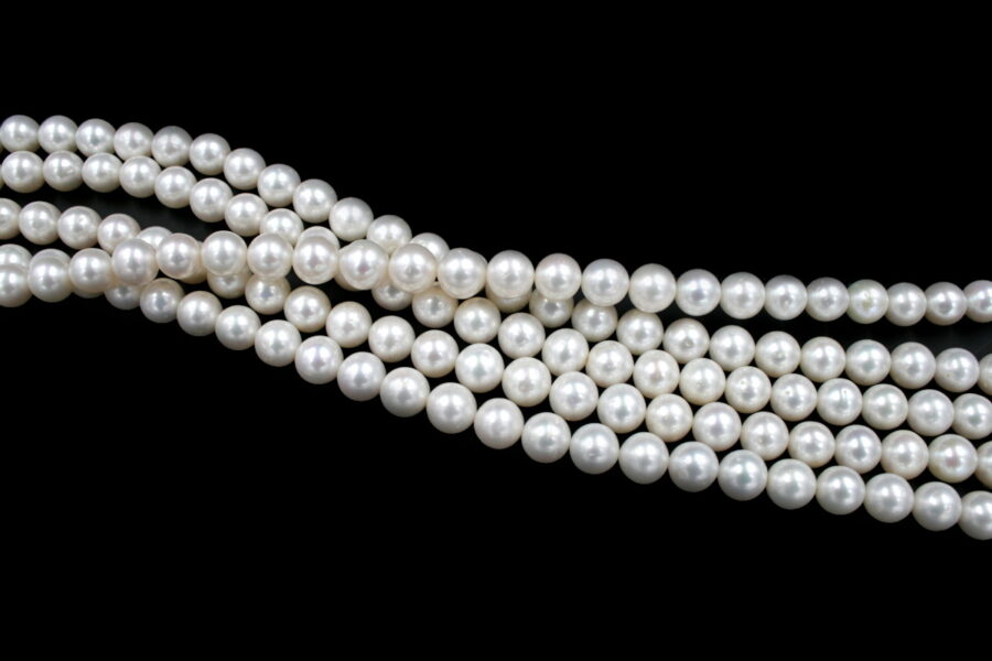 Perle d'acqua Dolce fili round 10-11mm +/-56Gr.