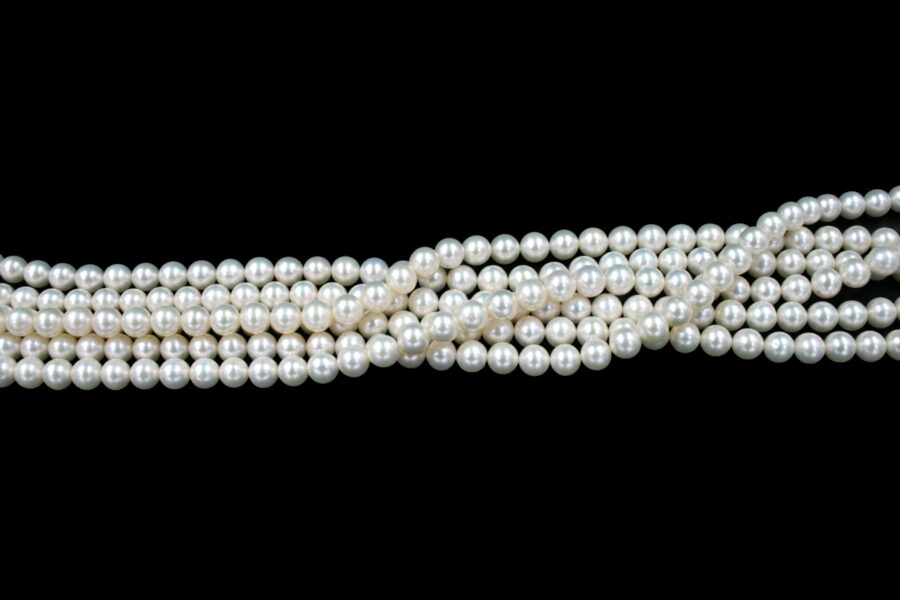 Perle d'acqua Dolce fili round 7-7½mm