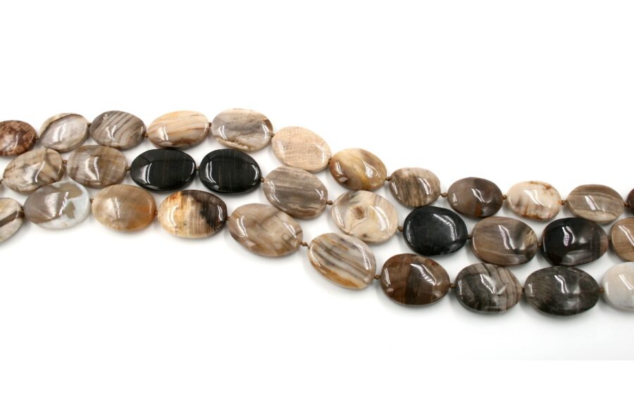Wood Opalite fili flat irregolari (SMALL)