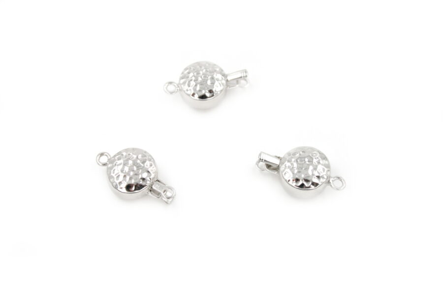Argento chiusura tonda 12mm mart. RH +/-1.8Gr