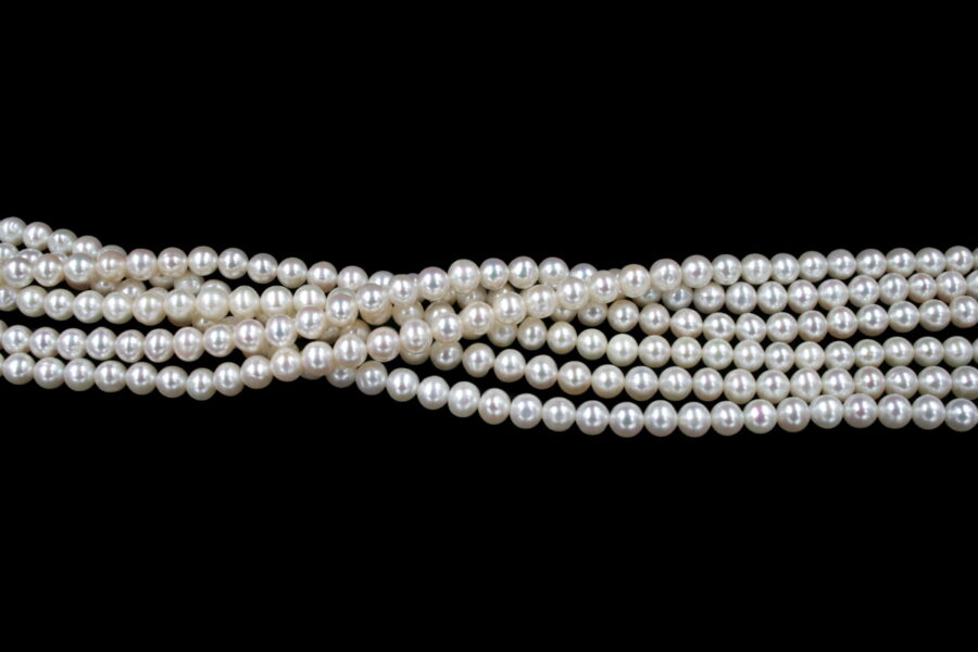 Perle d'acqua Dolce fili round 6-6½mm