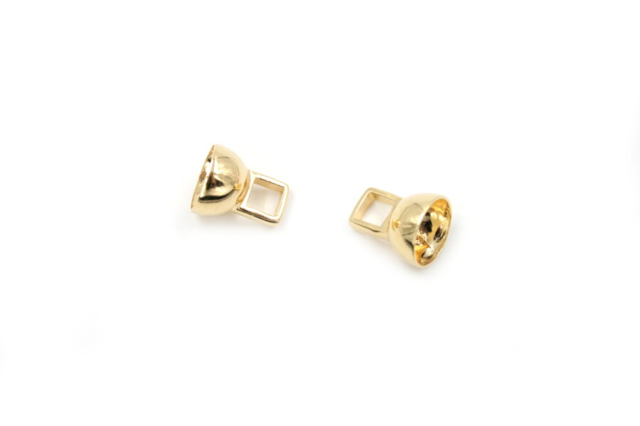 Argento copp.11mm barretta gancio Dorata+/-2.7Gr