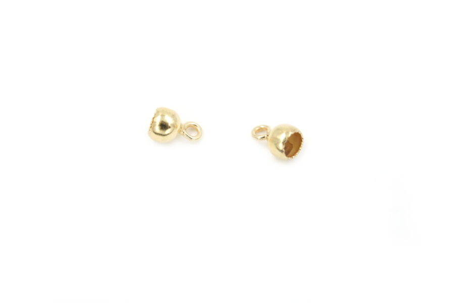 Argento coppiglie aperte 5mm Dorato+/-0.3Gr