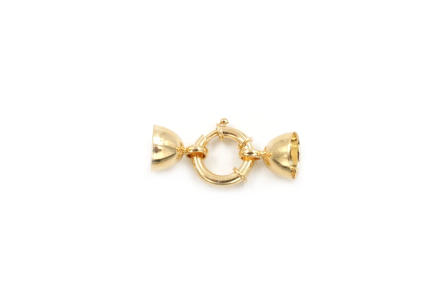 Argento chiusura 17mm copp. 12mm Dorata +/-4.8Gr
