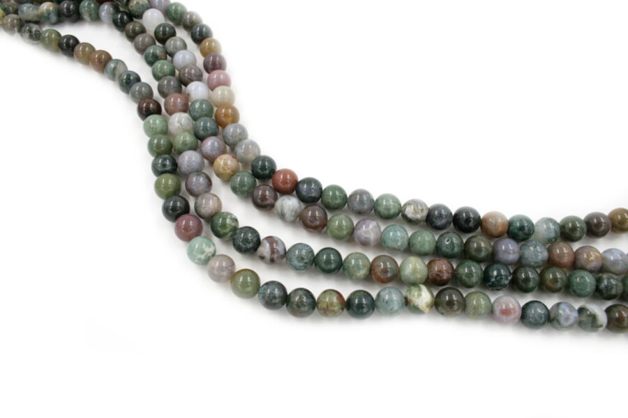 Agata Indiana fili tondi – Fancy Jasper 6mm a 10mm