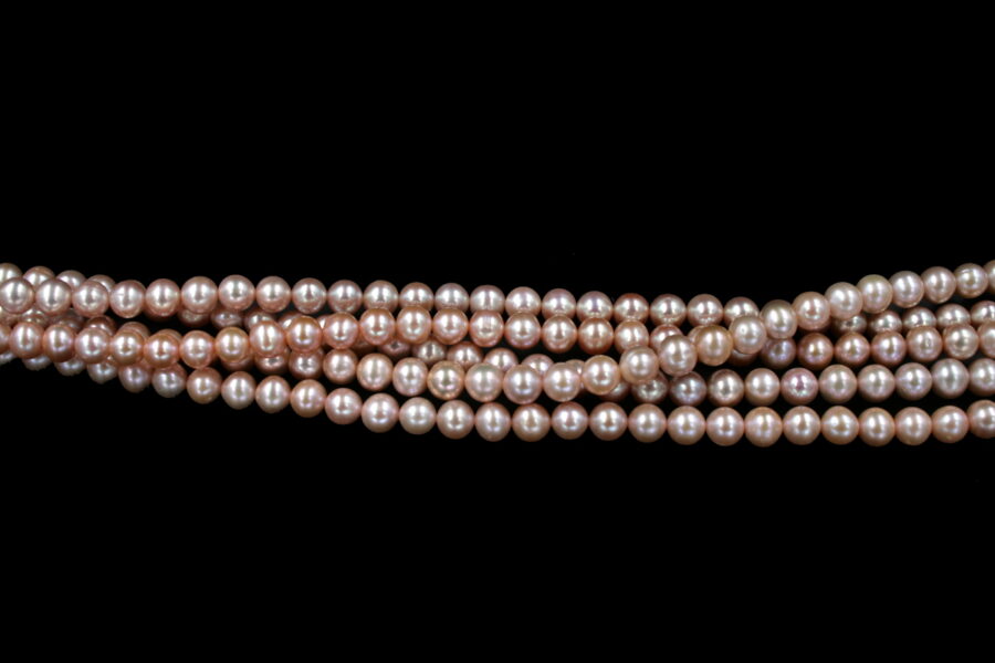 Perle d'acqua Dolce fili round 7½-8mm - Naturale