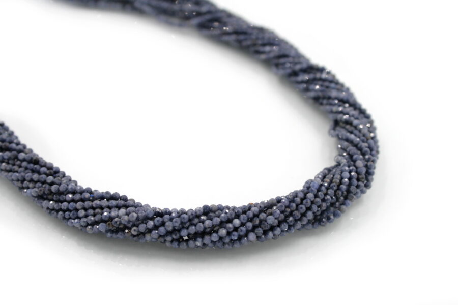 Zaffiri fili round sfaccettati 2mm