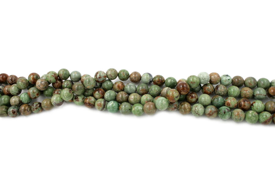 Opale Verde fili tondi 8mm a 13mm