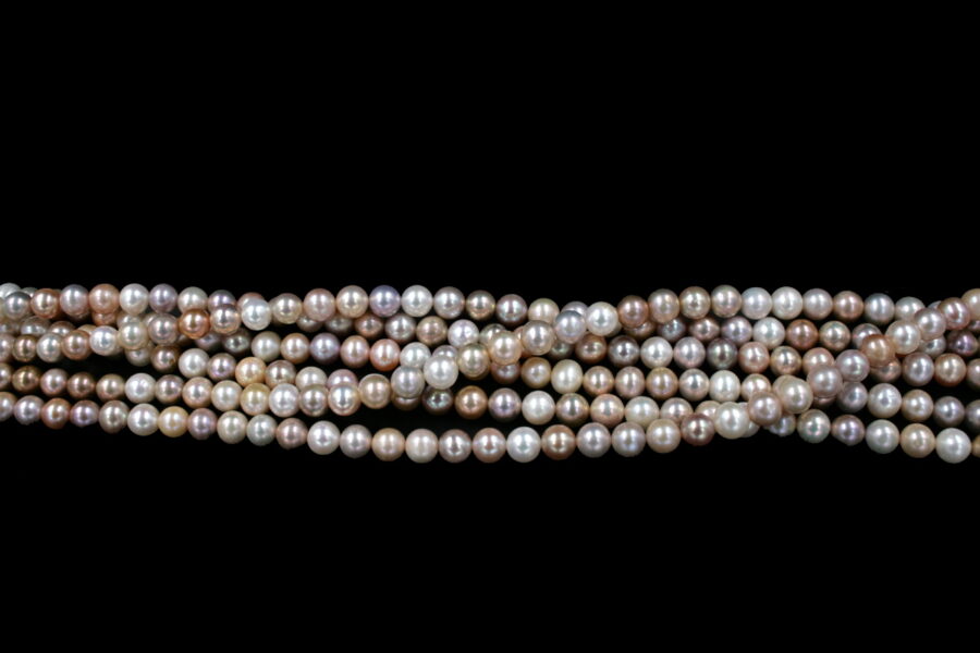 Perle d'acqua Dolce fili round 7½-8mm - Multicolor