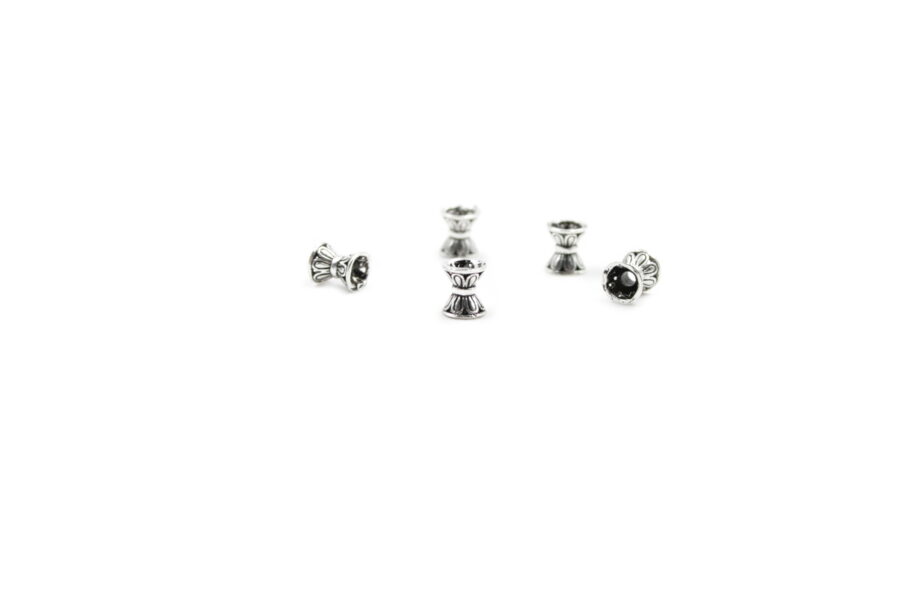 Argento 925‰ distanziatori clessidra 7x6mm