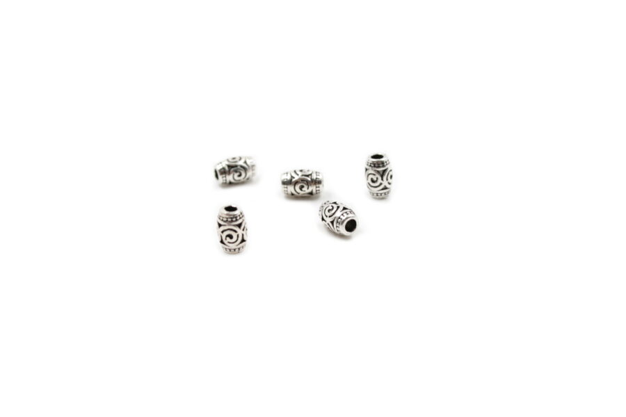 Argento 925‰ distanziatori barilotto 8x5mm