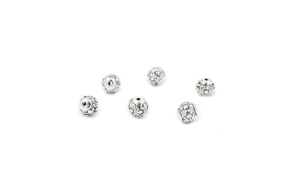 Argento 925‰ distanziatori Sfere 9mm