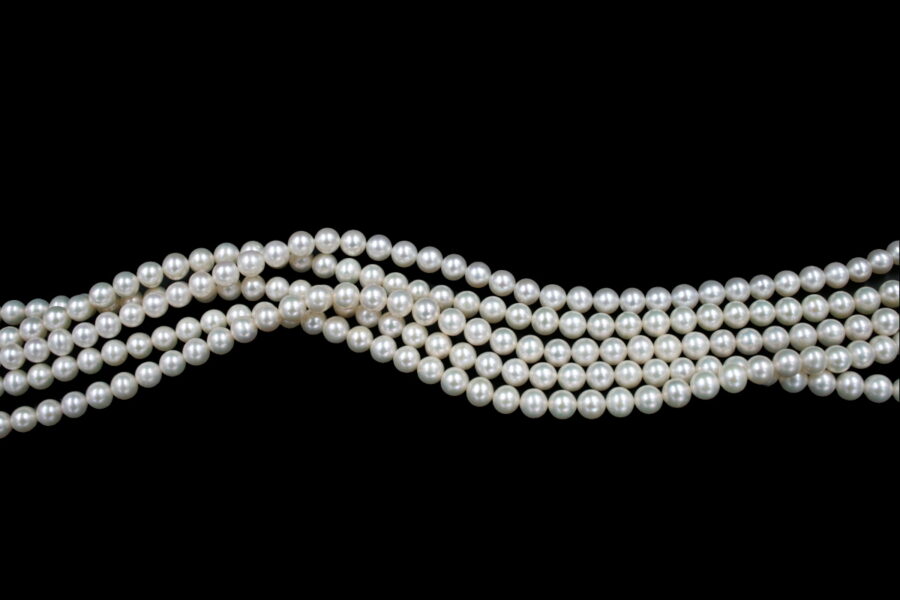 Perle d'acqua Dolce fili round 6-6½mm