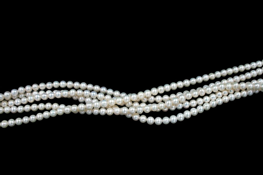 Perle d'acqua Dolce fili round 6-6½mm