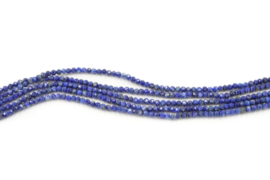 Lapis fili round sfaccettati 3mm