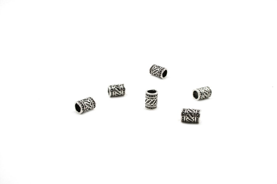 Argento 925‰ distanziatori cilindri 10x7mm