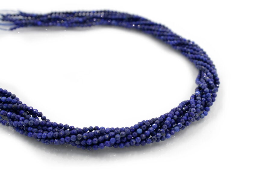 Lapis fili round sfaccettati 3mm - Qualità - AA