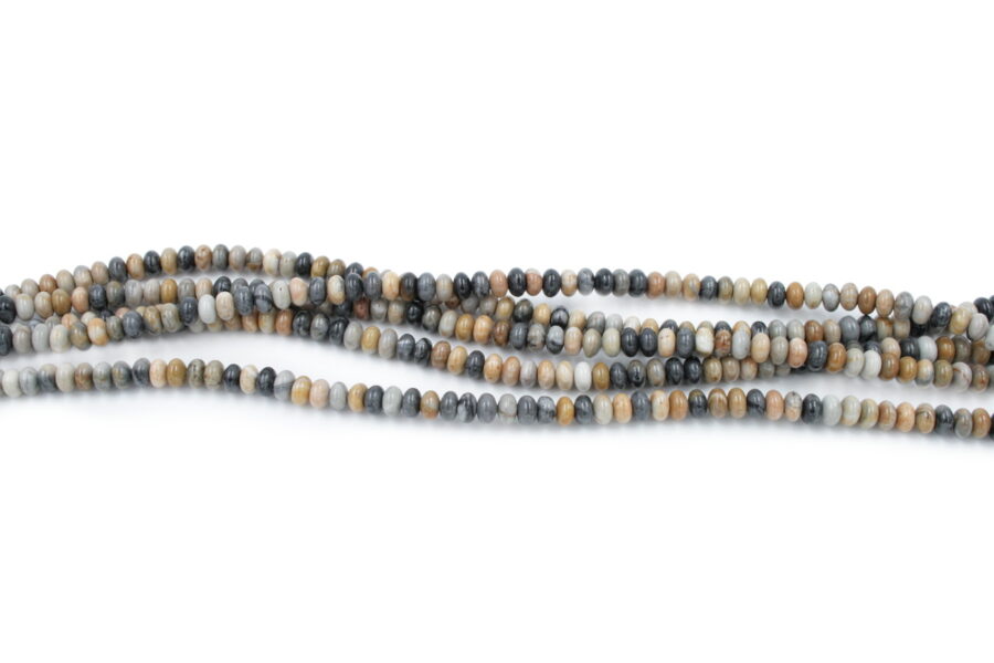 Picasso Jasper fili rondelle 4x3mm - Multicolor