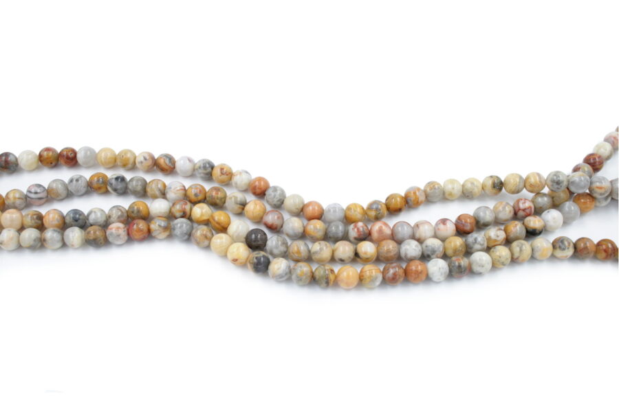 Agata Crazy Lace fili tondi 6mm a 8mm