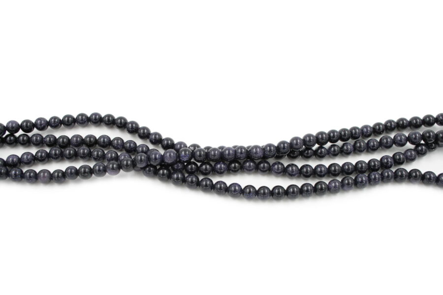 Blue sand stone fili round 8mm