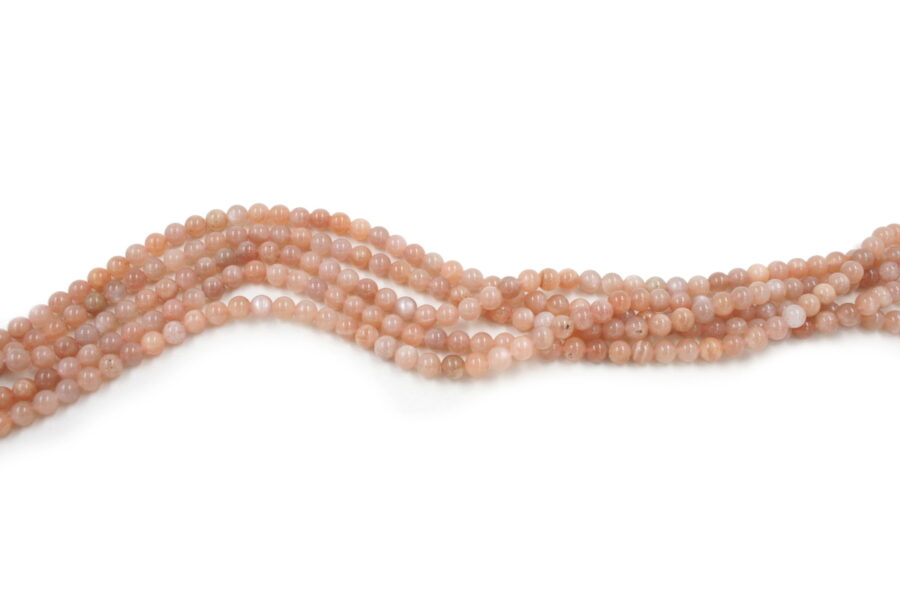 Sunstone fili round 6mm - Qualità-A