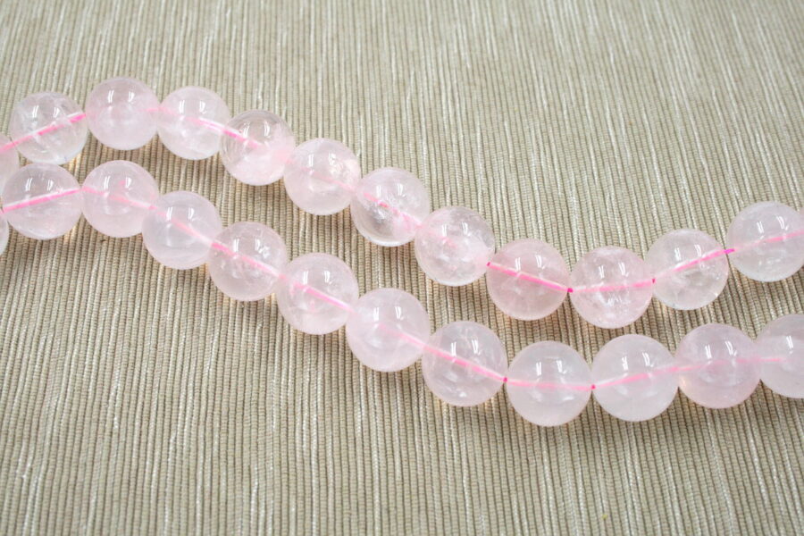 Quarzo rosa fili tondi 2mm a 22mm – Qualità AA - immagine 3