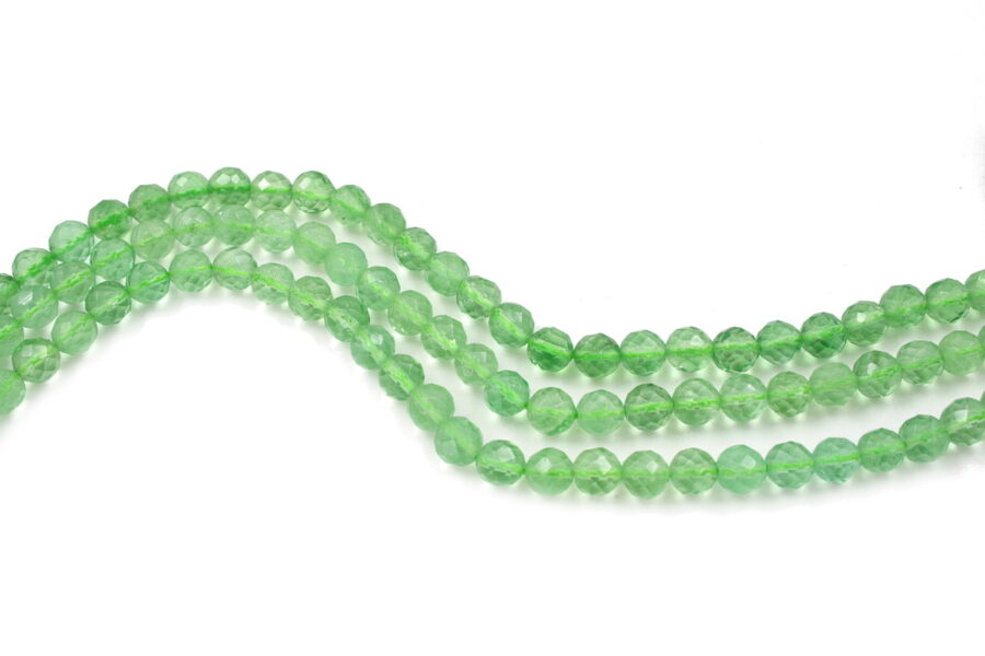 Fluorite fili round sfaccettati 8mm