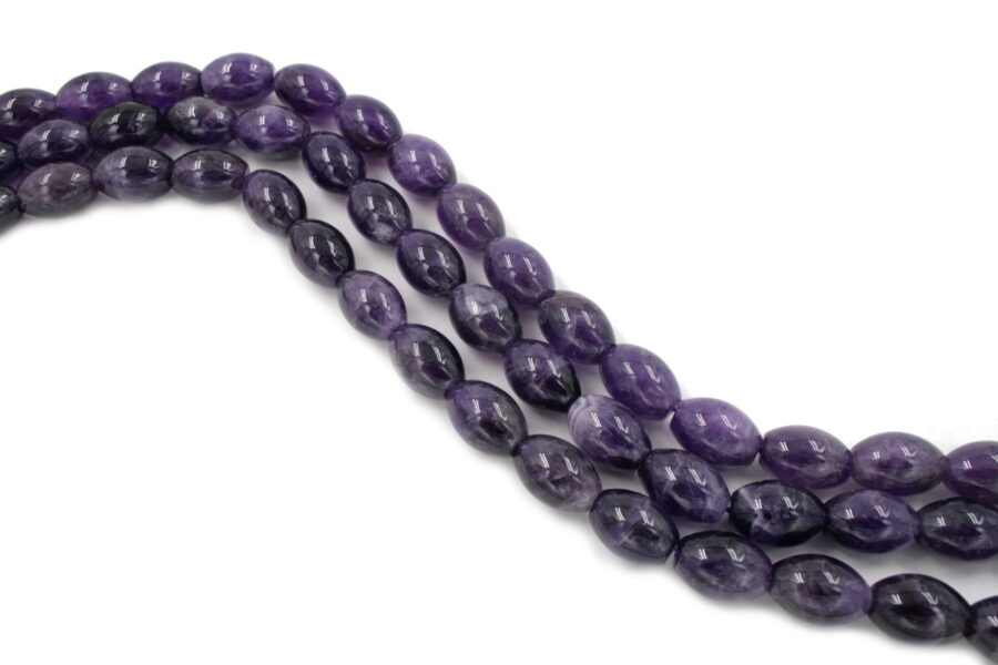 Ametista fili olive 18x13mm