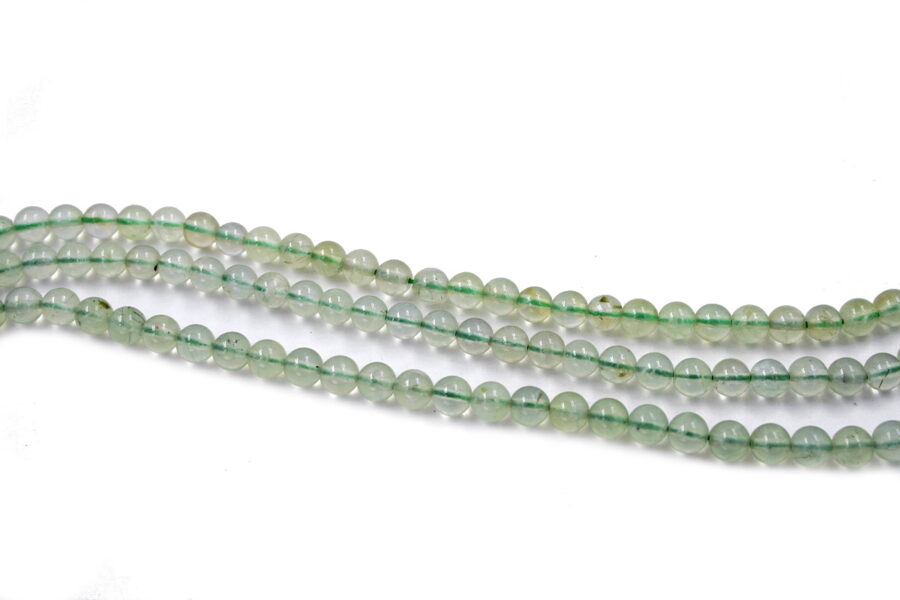 Quarzo verde tormalinato fili round 6mm