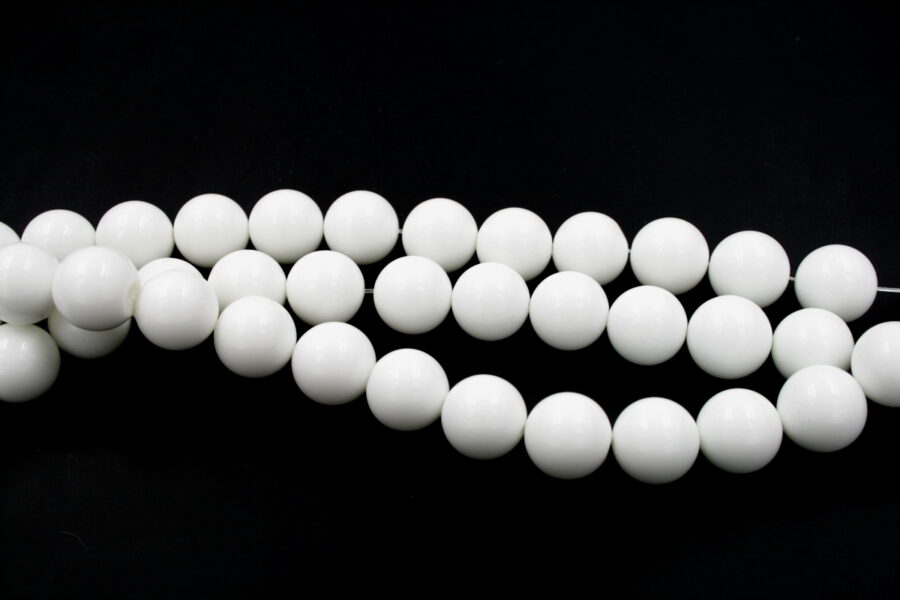 Agata Bianca fili tondi 3mm a 24mm