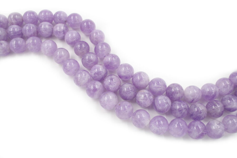 Ametista lavanda fili round 16mm