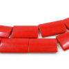 Pasta corallo filo rettangoli 37x23mm