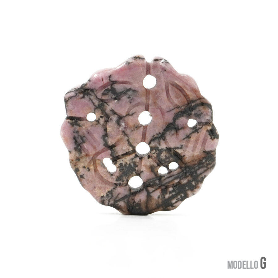 Piastra traforata in pietra dura vari materiali 35mm - immagine 7