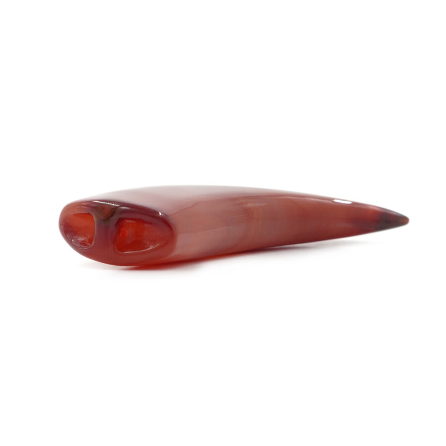 Pendente in pietra dura a forma di zanna 70x28mm – Foro Passante in Testa - immagine 9