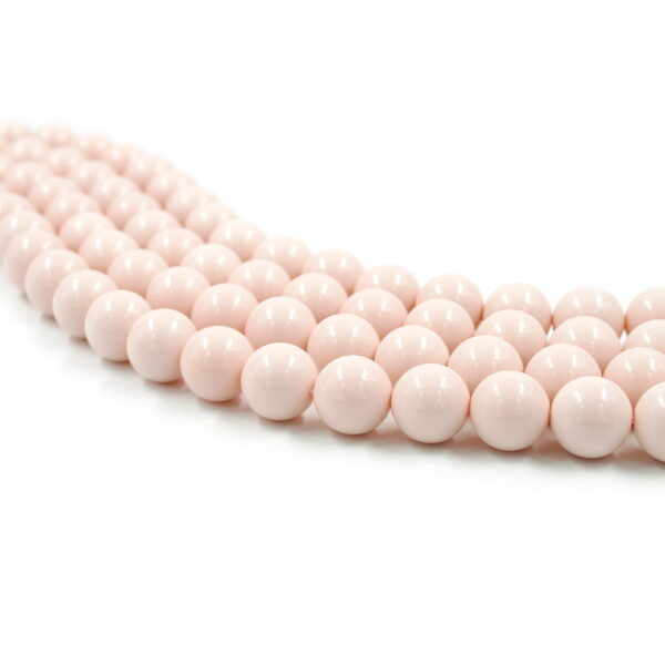 Pasta Rosa fili round 14mm – Filo 40cm