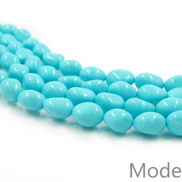 Pasta turchese fili sassi misure varie da 15x12mm a 20x15mm