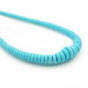 Pasta turchese fili rondelle a gradazione da 10mm a 20mm