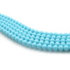 Pasta di turchese fili round 6mm
