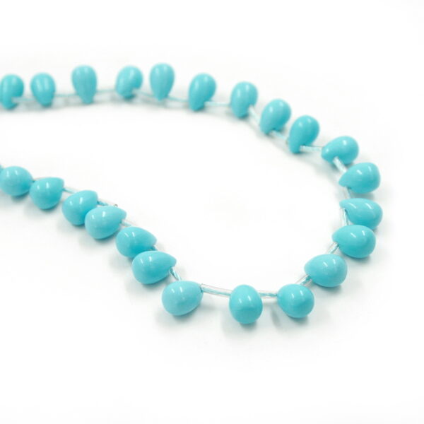 Pasta turchese fili gocce 9x6mm